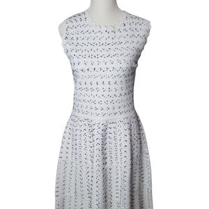 Lela Rose | Women's Sleeveless Speckled Tweed Knit Dress | Medium